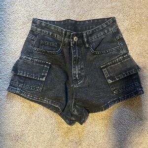 SHEIN black jean shorts 27